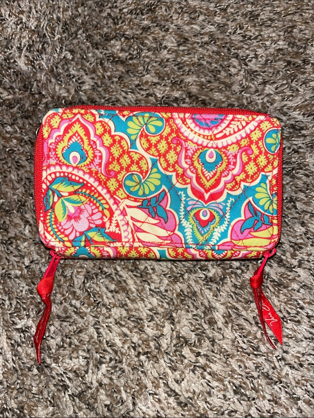 Vibrant Paisley Vera Bradley Women’s Wallet - Picture 5 of 5
